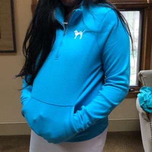 PINK Blue Quarter-Zip